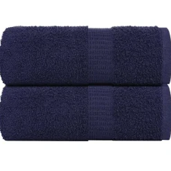 vidaXL Washandjes FROGN 2 st 30x30 cm 360 g/m² marineblauw
