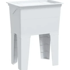 vidaXL Waskuip 59x41x75 cm hars wit