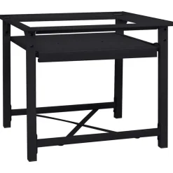 vidaXL Wasmachine Pedestal Zwart 60 x 56 x 52 cm Staal