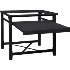 vidaXL Wasmachine Pedestal Zwart 60 x 56 x 52 cm Staal