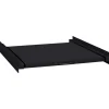 vidaXL Wasmachine Tussenplank Zwart 60 x 60 x 8 cm Staal