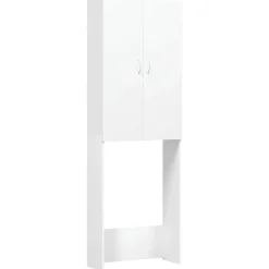 vidaXL Wasmachinekast 64x25,5x190 cm wit