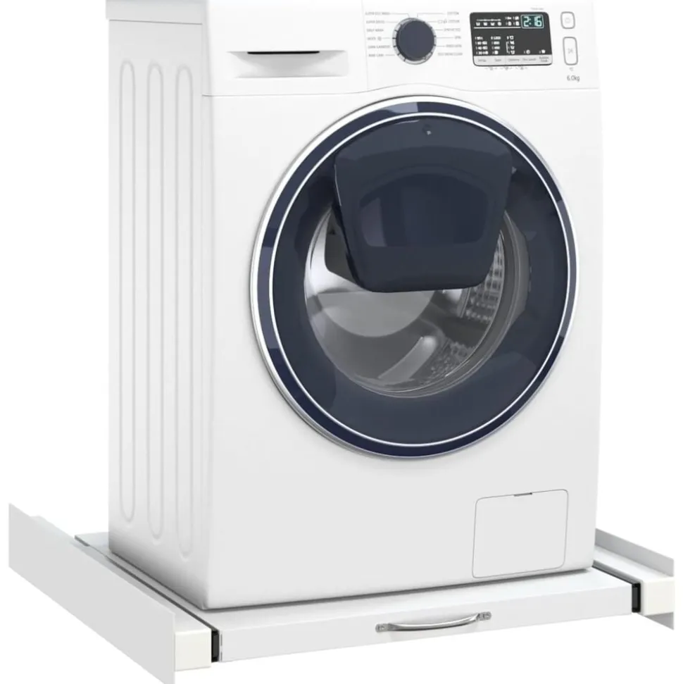 vidaXL Wasmachinestapelset met uittrekbaar schap