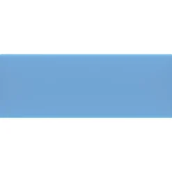 vidaXL Wastafel met overloop vierkant 41x41 cm keramiek mat lichtblauw