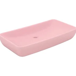 vidaXL Wastafel rechthoekig 71x38 cm keramiek matroze