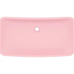 vidaXL Wastafel rechthoekig 71x38 cm keramiek matroze