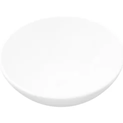 vidaXL Wastafel rond keramiek wit