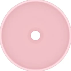 vidaXL Wastafel rond 32,5x14 cm keramiek matroze