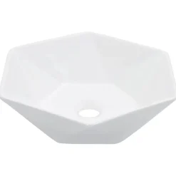 vidaXL Wastafel 41x36,5x12 cm keramiek wit