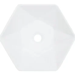 vidaXL Wastafel 41x36,5x12 cm keramiek wit