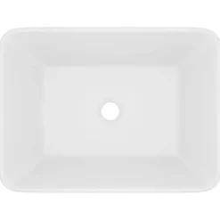 vidaXL Wastafel 41x30x12 cm keramiek matwit