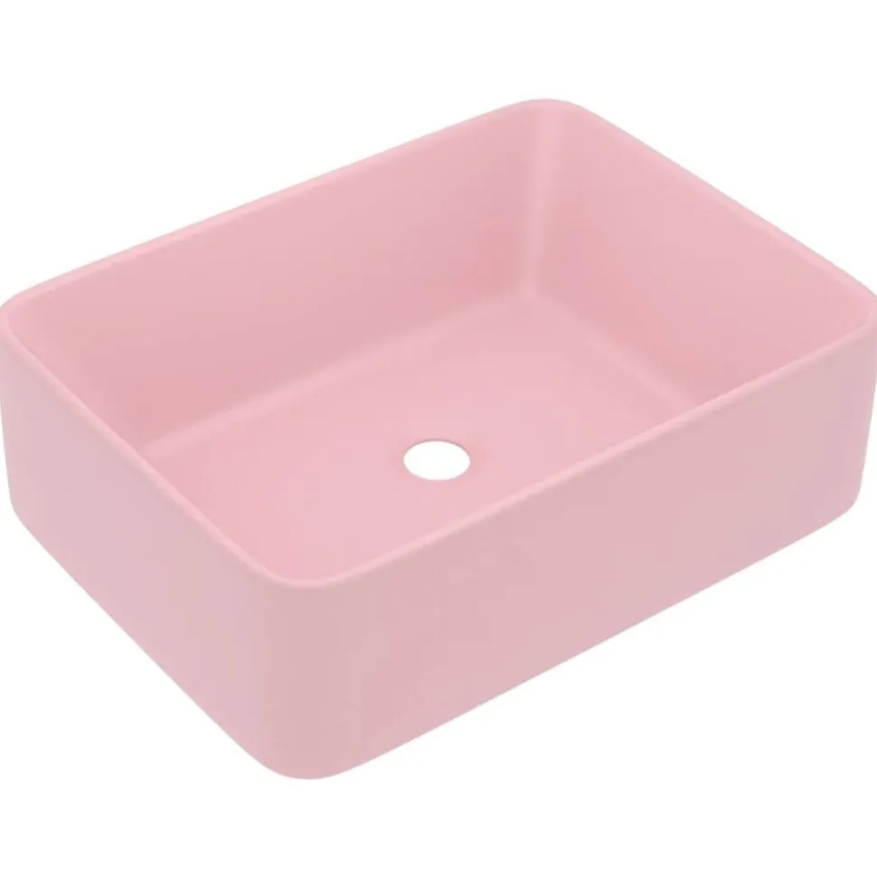 vidaXL Wastafel 41x30x12 cm keramiek matroze