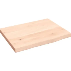 vidaXL Wastafelblad 40x30x2 cm onbehandeld massief hout