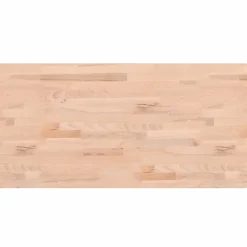 vidaXL Wastafelblad 80x40x1,5 cm massief beukenhout