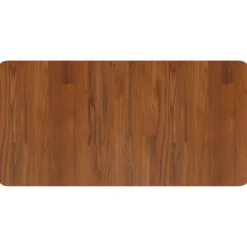 vidaXL Wastafelblad 80x40x1,5 cm behandeld massief hout donkerbruin