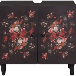 vidaXL Wastafelkast Multikleur 62 x 33 x 58 cm Massief Mango Hout