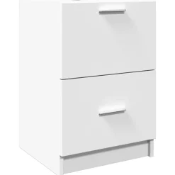 vidaXL Wastafelkast 40x37x59 cm bewerkt hout wit