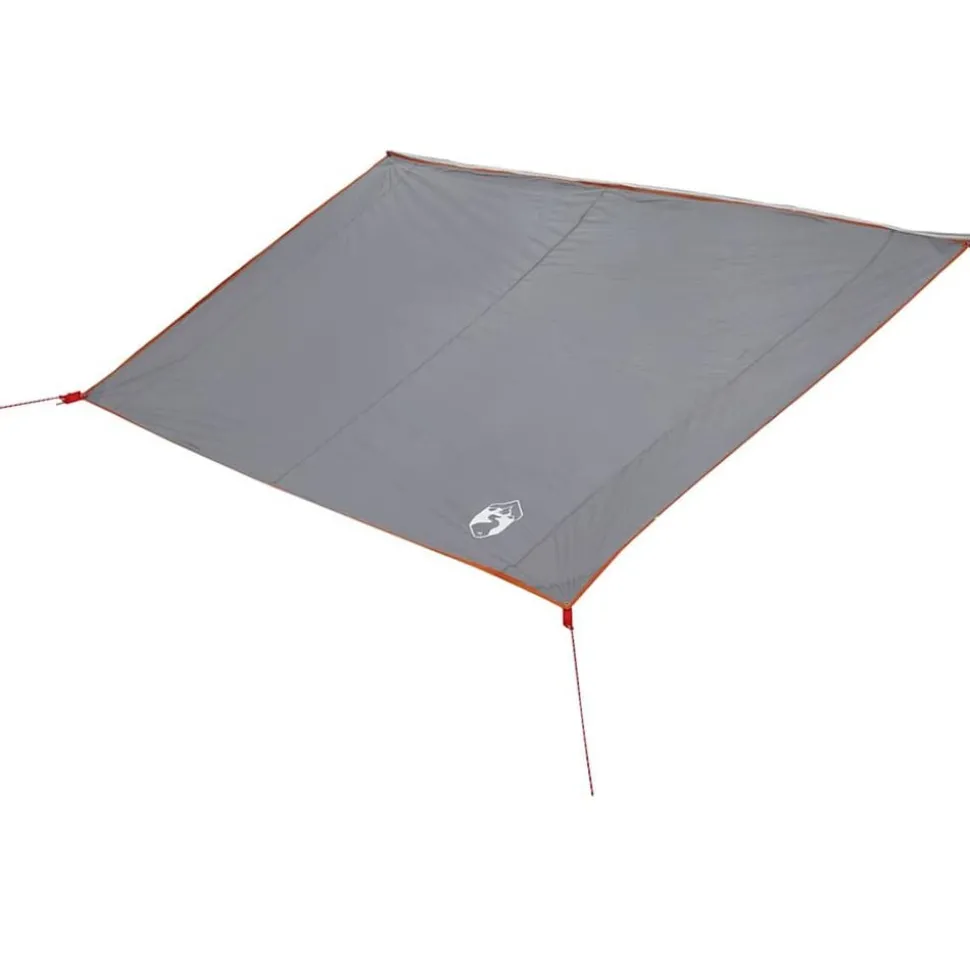 vidaXL Waterdicht Zeil met dak Grijs en Oranje 240 x 300 cm