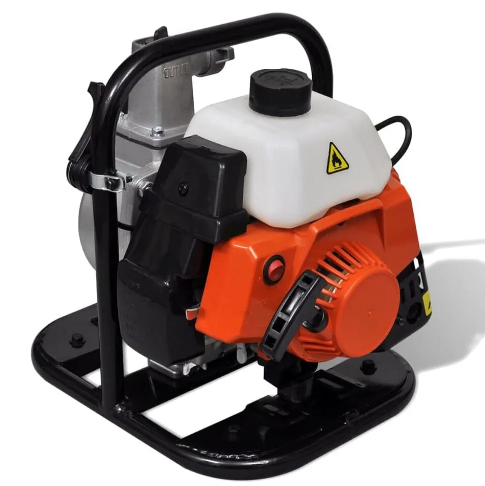 vidaXL Waterpomp benzine 2-taks 1,2 kW 0,95 L