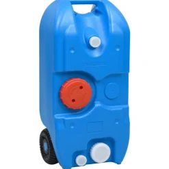 vidaXL Watertank op wielen 40 L blauw