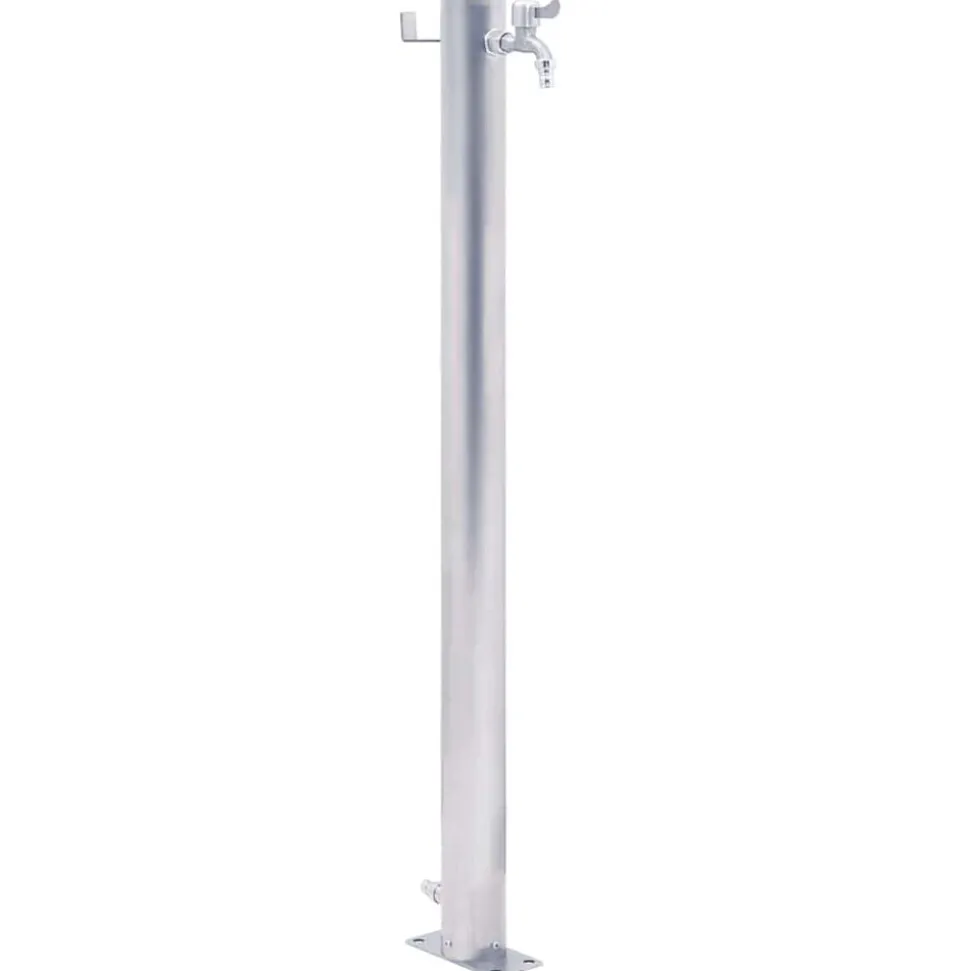 vidaXL Waterzuil rond 40 cm roestvrij staal