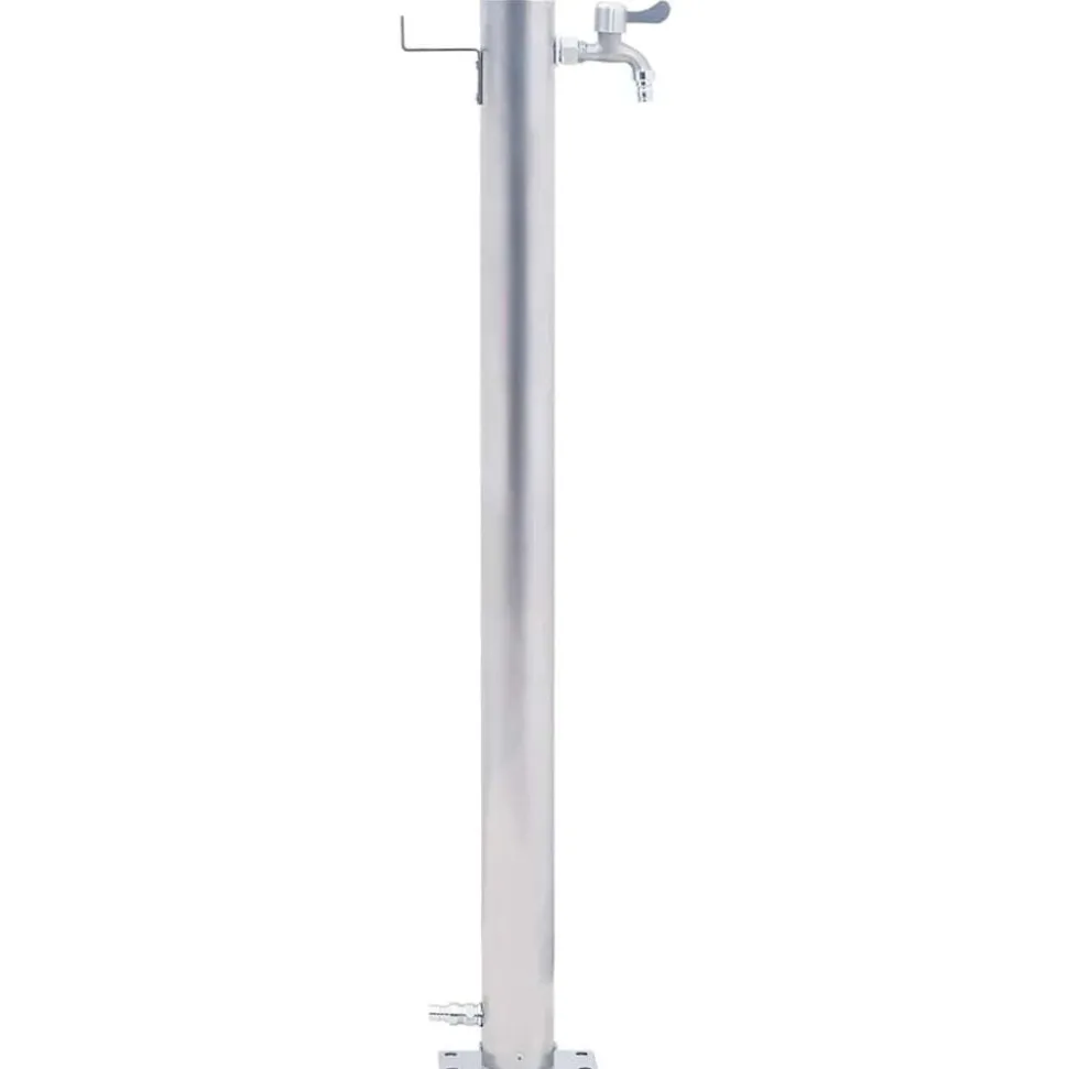 vidaXL Waterzuil rond 40 cm roestvrij staal