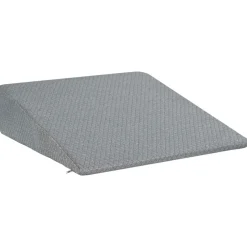 vidaXL Wedge Kussen Effen Grijs 69 x 64 x 19 cm Traagschuim