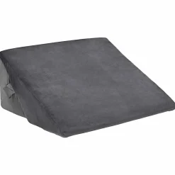 vidaXL Wedge Kussen Grijs 55 x 55 x 26 cm Traagschuim