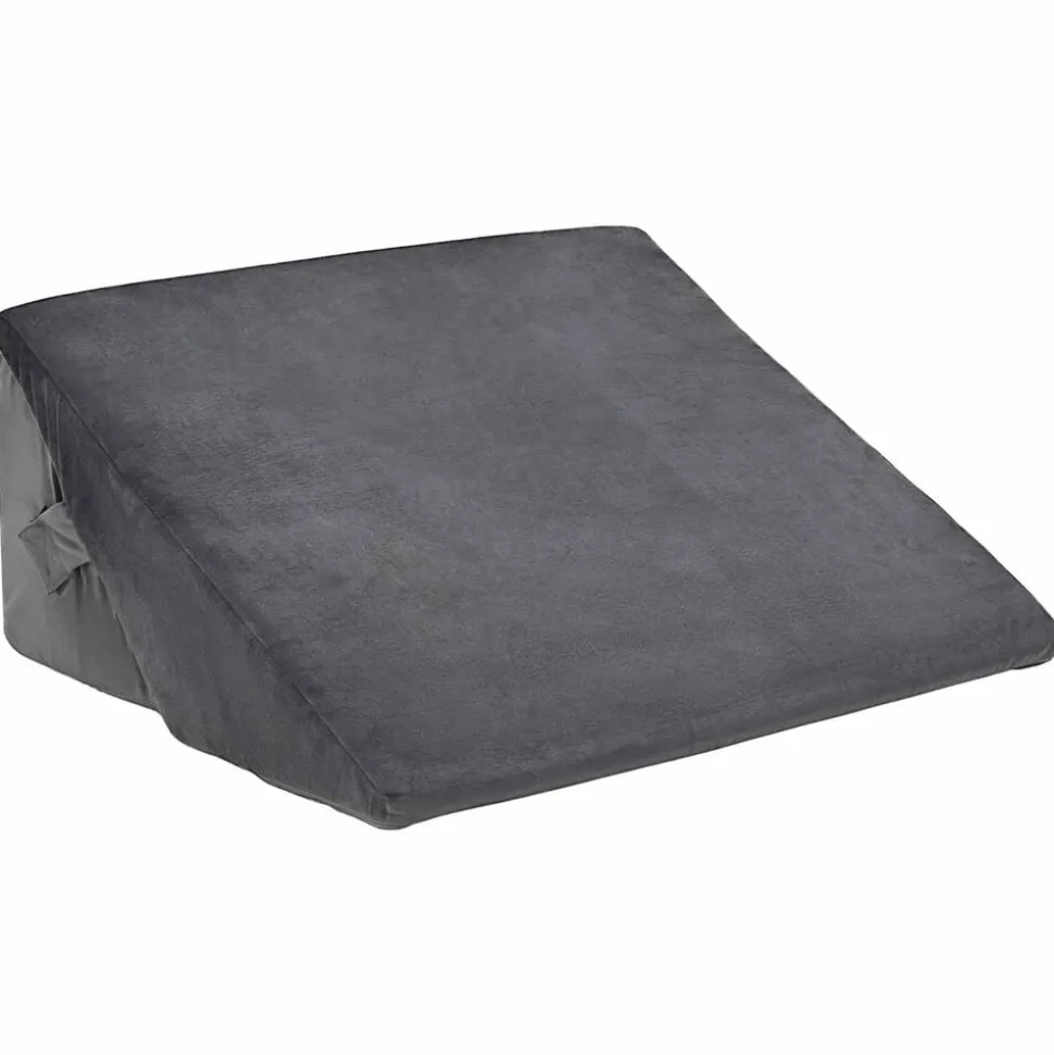 vidaXL Wedge Kussen Grijs 55 x 55 x 26 cm Traagschuim