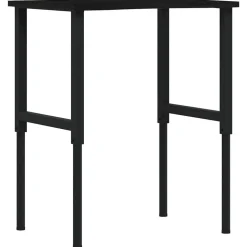 vidaXL Werkbank 80x60x(71,5-98) cm eikenhout donkerbruin