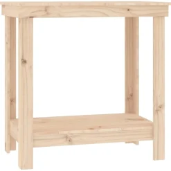 vidaXL Werkbank 80x50x80 cm massief grenenhout