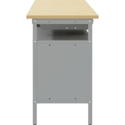 vidaXL Werkbankset met lade 2 pcs Rood en Grijs 200 x 55 x 85 cm