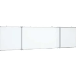 vidaXL Whiteboard magnetisch inklapbaar 160x40x1,7 cm aluminium