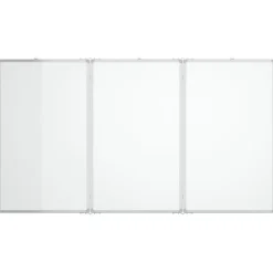 vidaXL Whiteboard magnetisch inklapbaar 120x80x1,7 cm aluminium