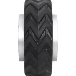 vidaXL Wiel voor neuswiel Ø19,5x10 cm massief aluminium en rubber