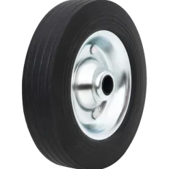 vidaXL Wiel voor stuurwiel Ø20x5 cm massief rubber en staal