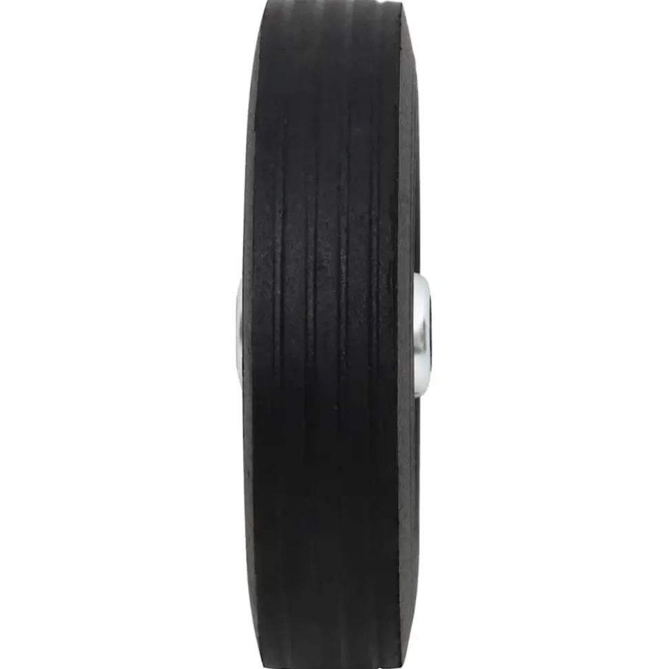 vidaXL Wiel voor stuurwiel Ø20x5 cm massief rubber en staal