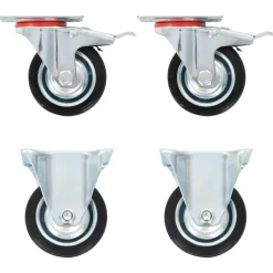 vidaXL Wielen 4 st 75 mm