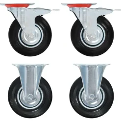 vidaXL Wielen 4 st 125 mm