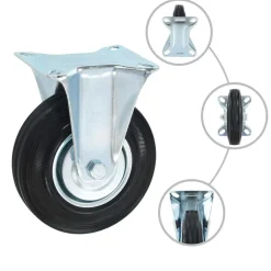 vidaXL Wielen 4 st 125 mm