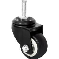 vidaXL Wielen voor plantenbak 4 st 8x3,5x8 cm ijzer zwart