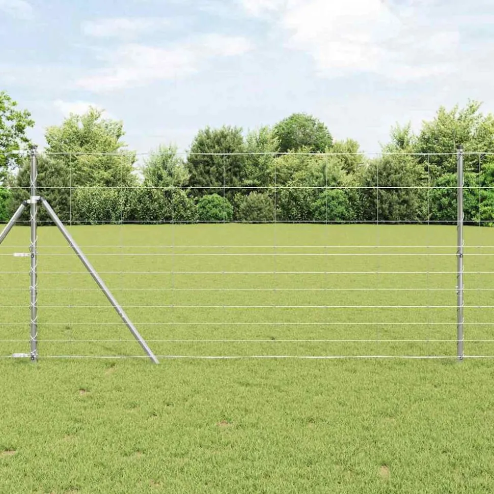 vidaXL Wilde Hek Warm Verzinkt 1000 x 120 x 0,18 cm IJzer
