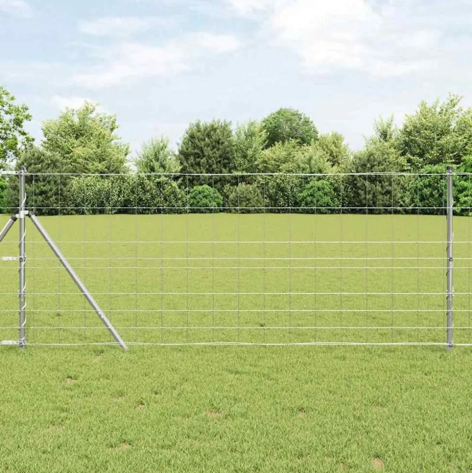 vidaXL Wilde Hek Warm Verzinkt 1000 x 100 x 0,18 cm IJzer