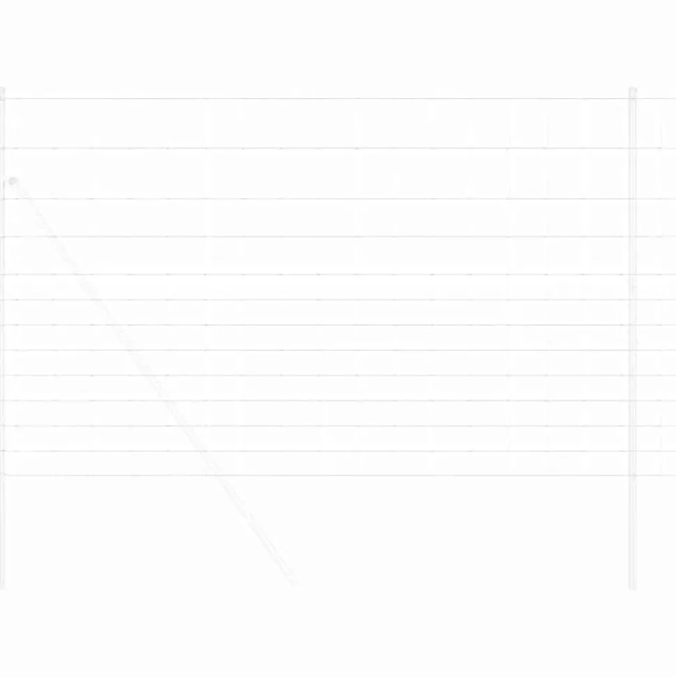 vidaXL Wilde Hek Warm Verzinkt 1000 x 150 x 0,18 cm IJzer
