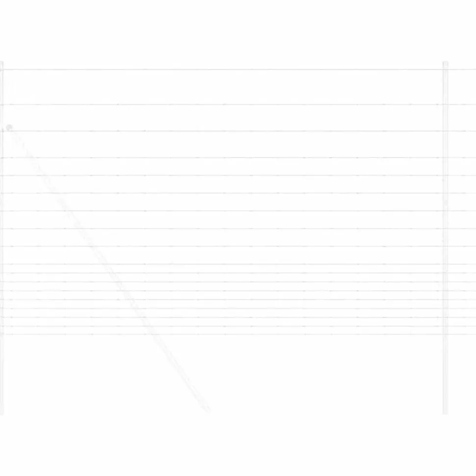 vidaXL Wilde Hek Warm Verzinkt 1000 x 150 x 0,18 cm IJzer