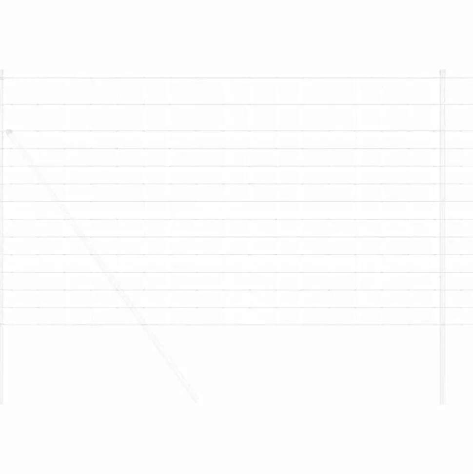 vidaXL Wilde Hek Warm Verzinkt 1000 x 140 x 0.18 cm IJzer