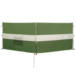 vidaXL Windscherm camping waterdicht 344x120 cm groen