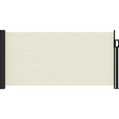 vidaXL Windscherm uittrekbaar 100x300 cm crèmekleurig