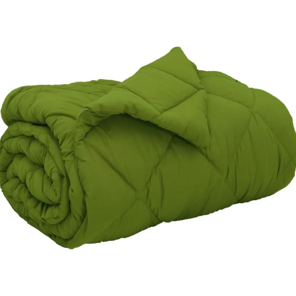vidaXL Winter Dekbed Groen 135 x 200 cm Microfiber