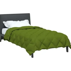 vidaXL Winter Dekbed Groen 135 x 200 cm Microfiber
